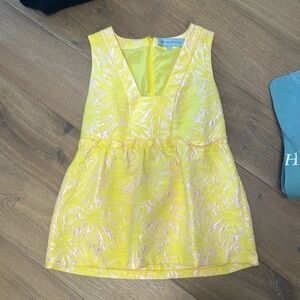 Tuckernuck Yellow and Pink Blouse